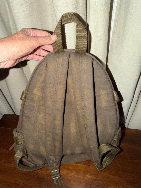 Free People Brown Burnished Finish Studded Canvas Backpack main image 9